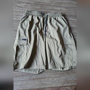 Mens Tan Cargo Shorts